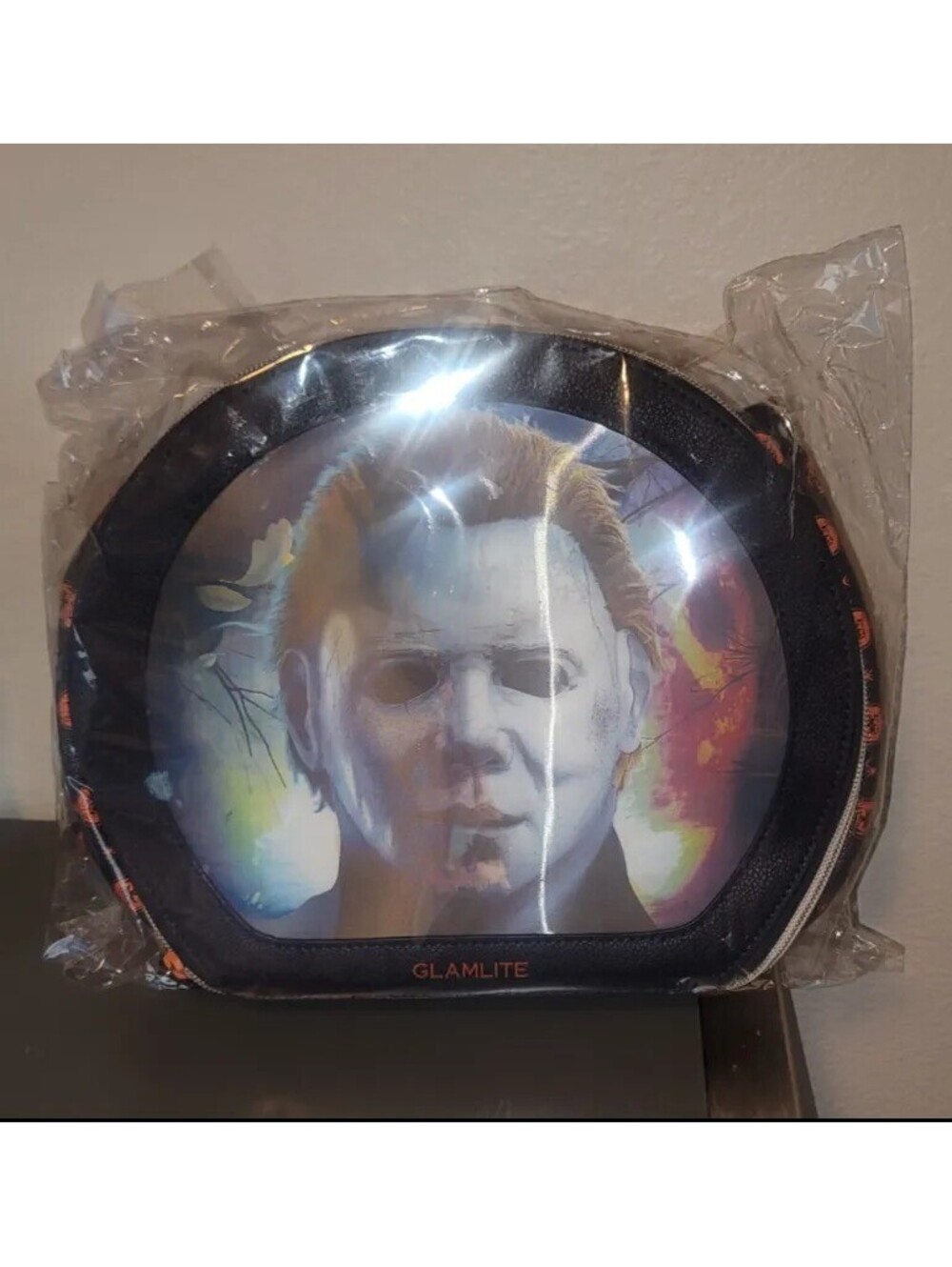 GLAMLITE HALLOWEEN MICHAEL MYERS MAKEUP BAG COSMETIC POUCH HORROR
